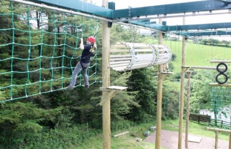 High Assault Course Assault course at Sibblyback